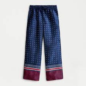 J Crew Relaxed Pant in Ratti Geometric Twill